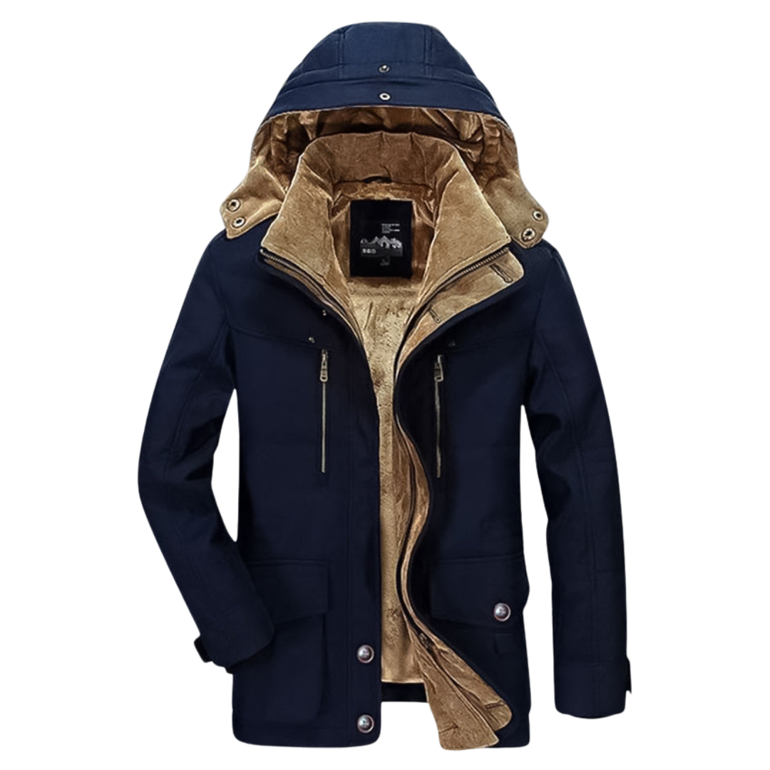 Parka forrada con capucha