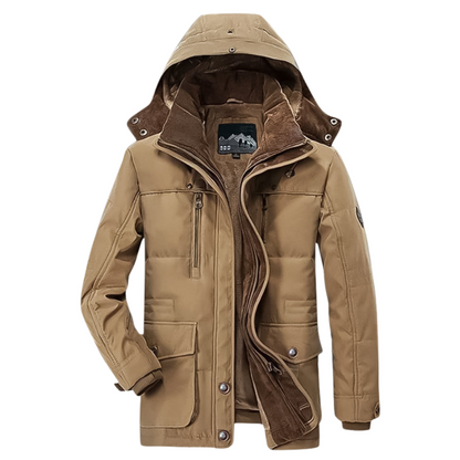 Parka forrada con capucha