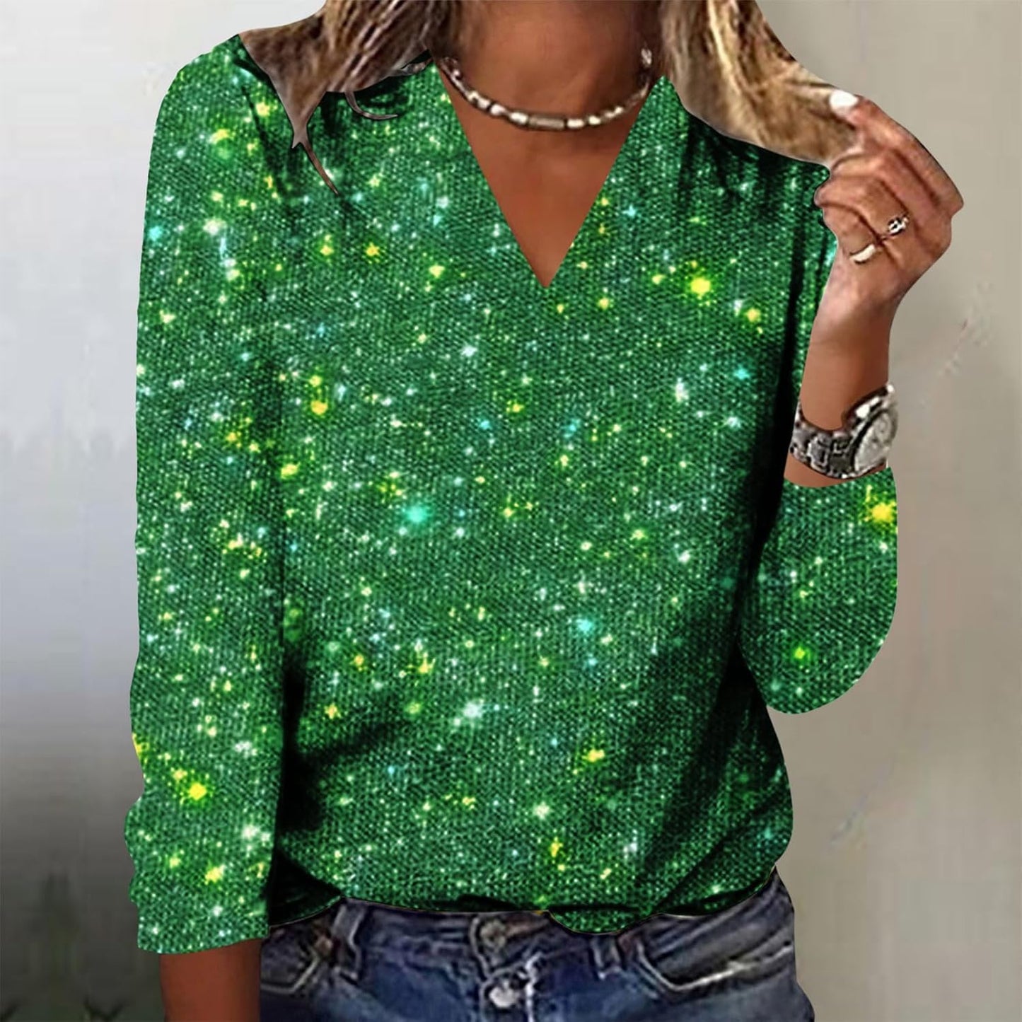 Blusa glitter