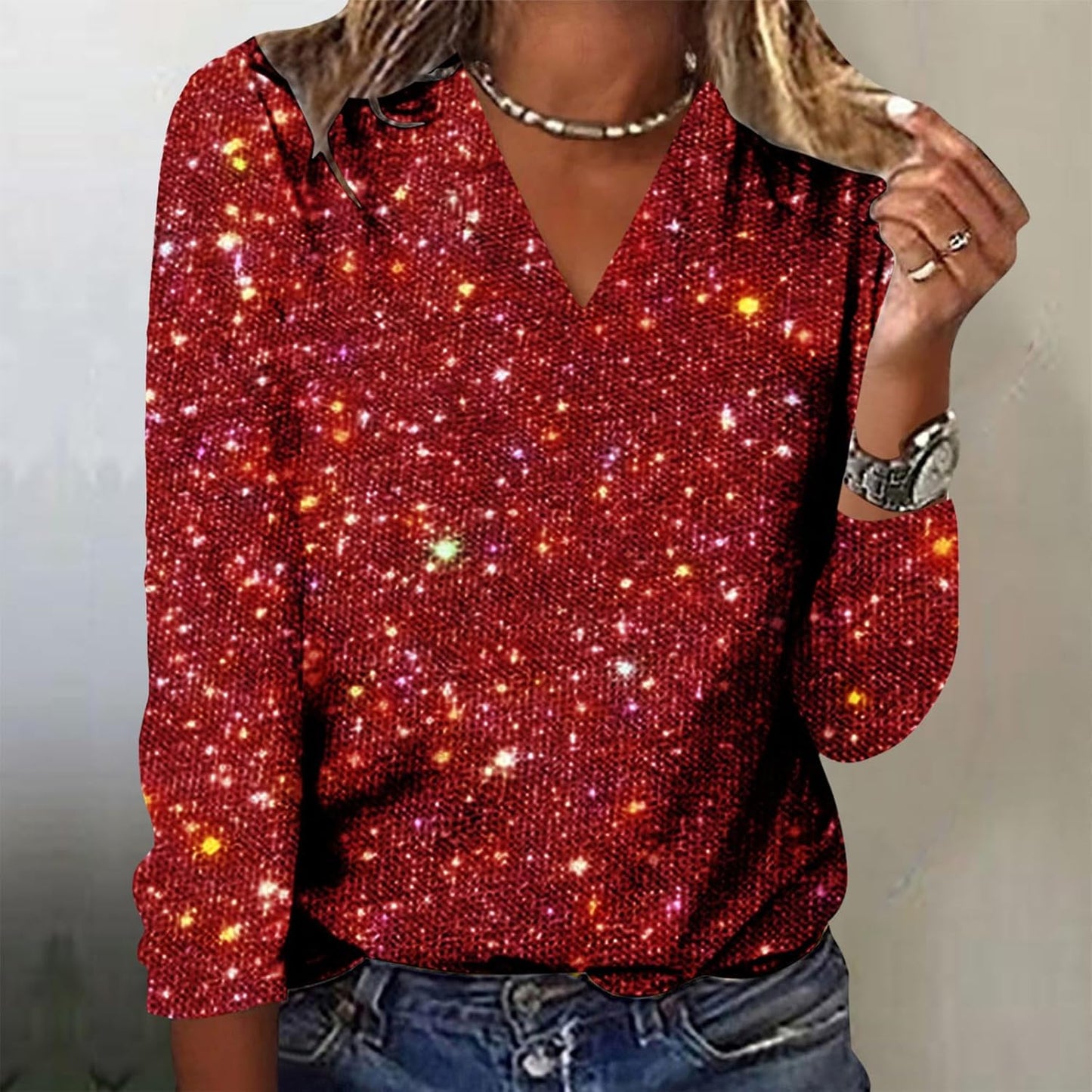 Blusa glitter