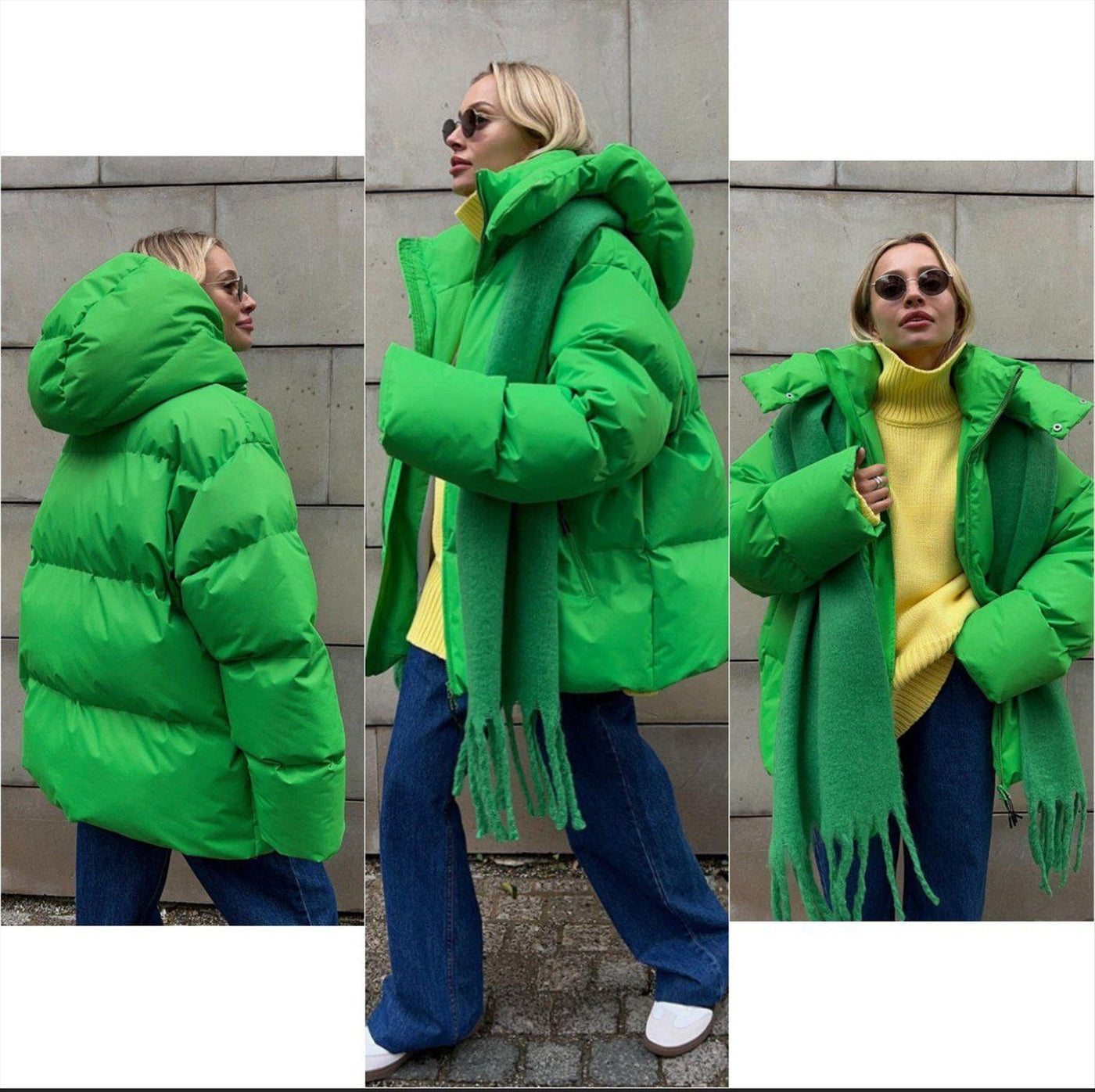 Iris - Chaquetón acolchado con capucha