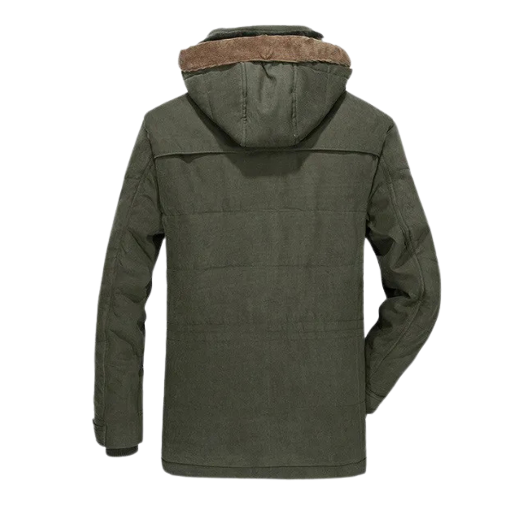 Parka forrada con capucha