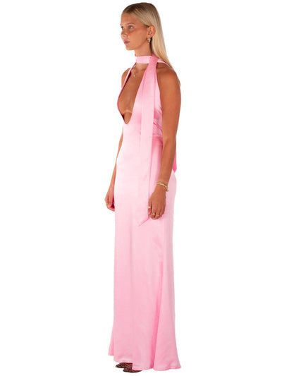 Irina - Vestido largo con escote