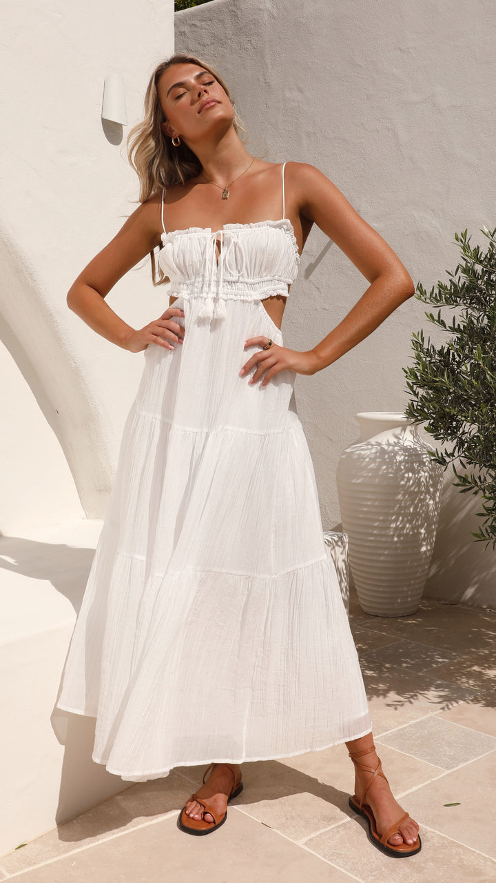 Ada - Vestido midi de tirantes
