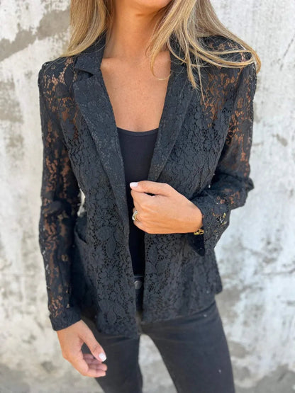 Blazer de encaje